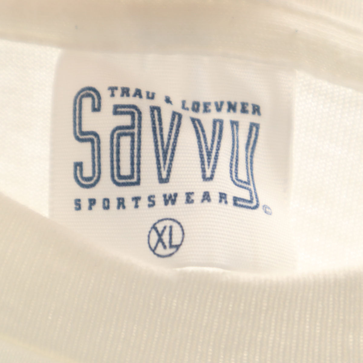 Savvy 90s USA製 オールド メッセージプリント 半袖 Tシャツ XL ホワイト シングルステッチ メンズ