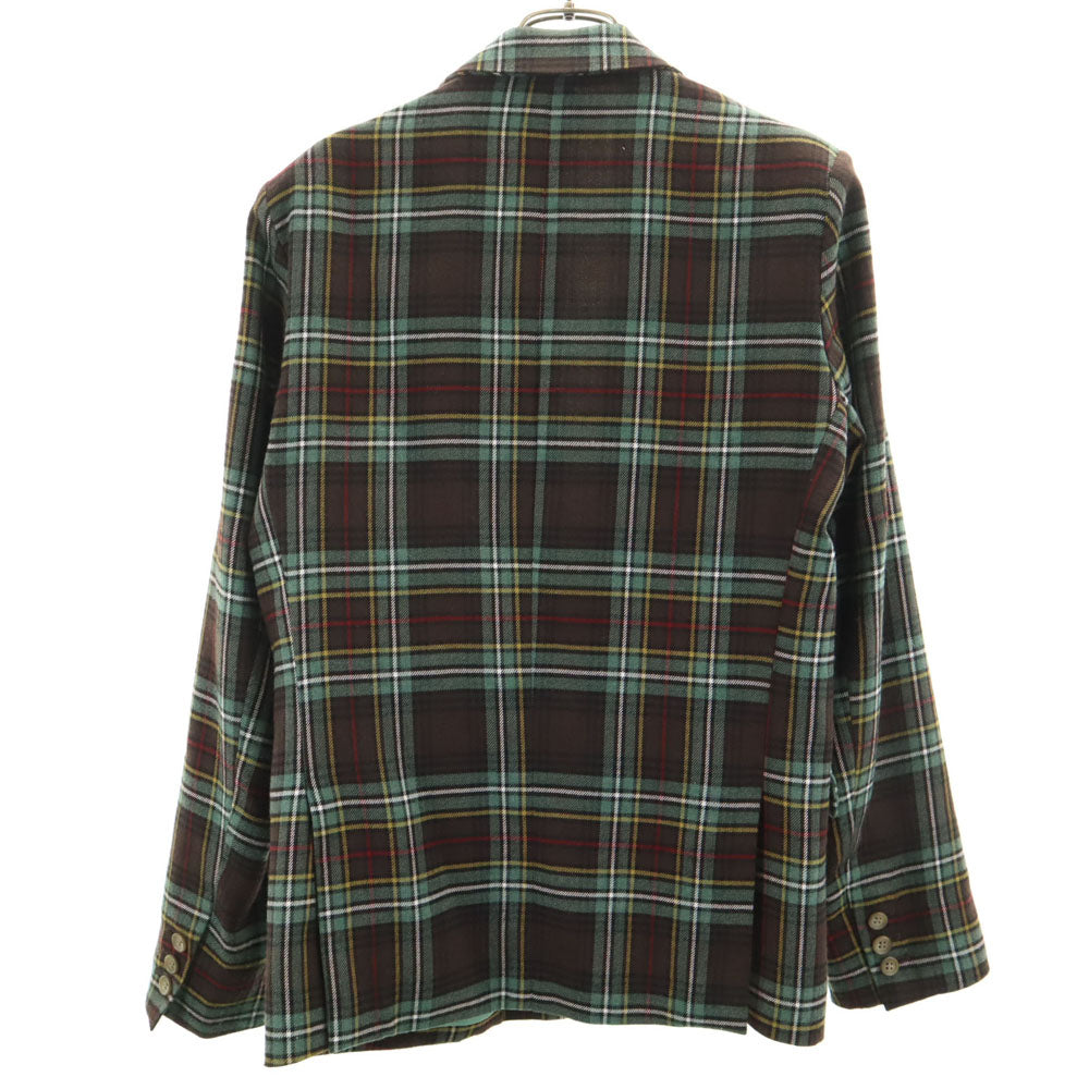 EFFECTEN エフェクテン 日本製 チェック柄 テーラードジャケット L メンズ