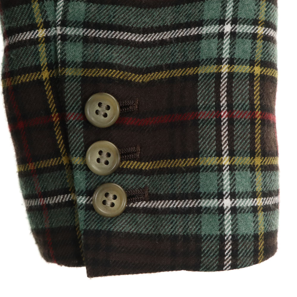 EFFECTEN エフェクテン 日本製 チェック柄 テーラードジャケット L メンズ