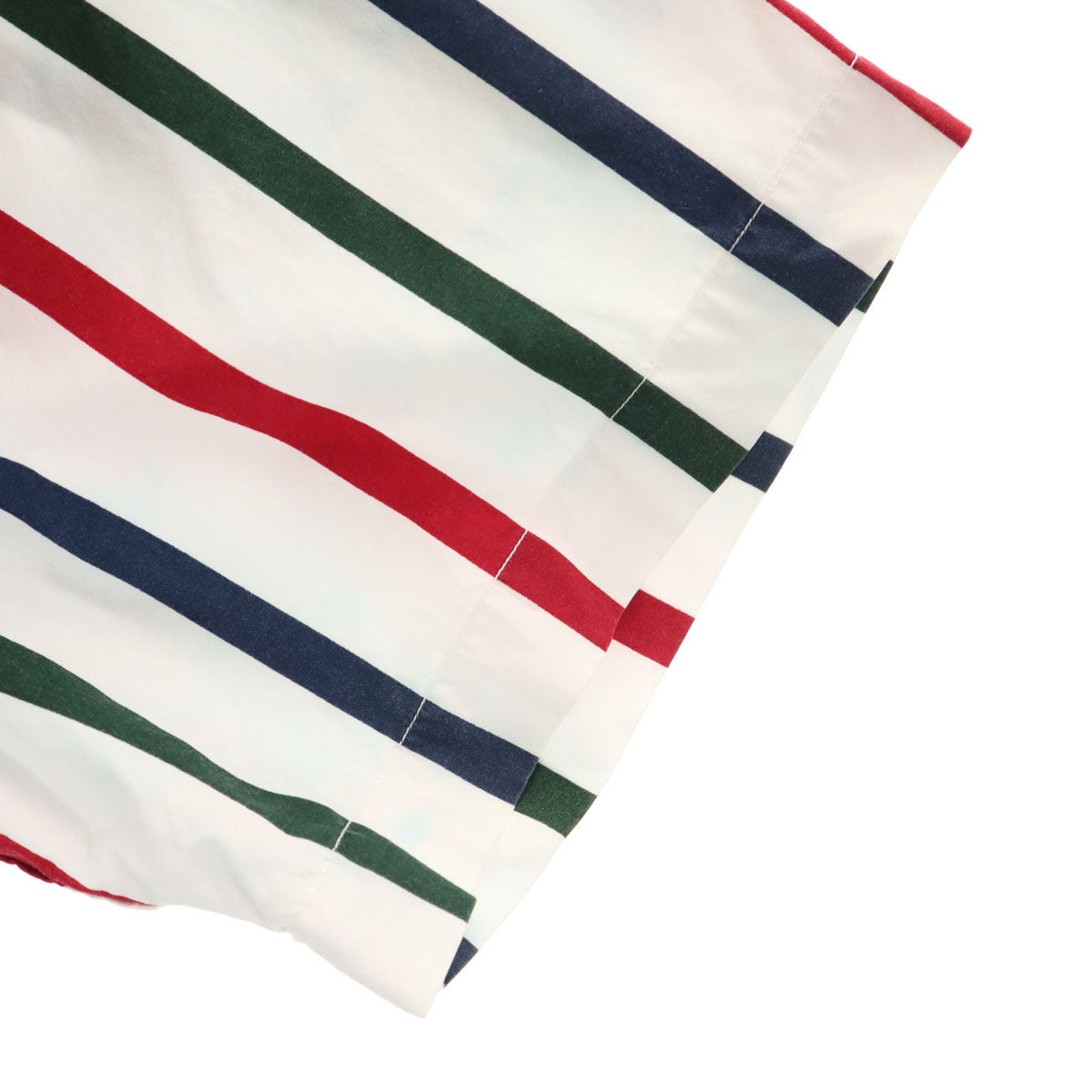 TOMMY HILFIGER トミーヒルフィガー 90s オールド ストライプ柄 半袖 ボタンダウンシャツ S ホワイト メンズ