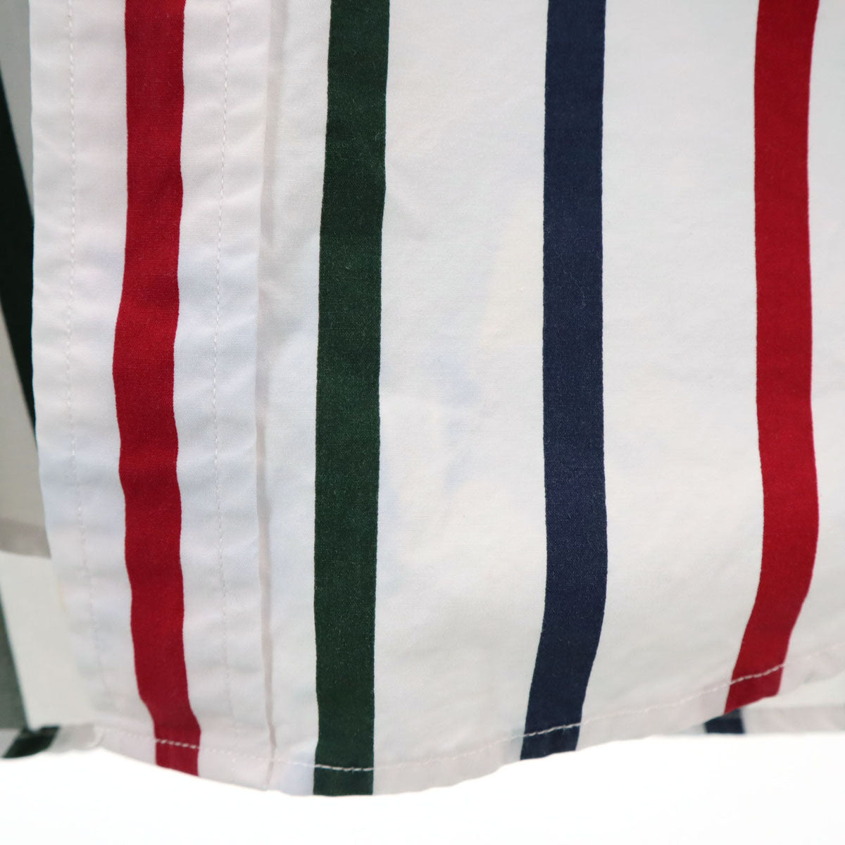 TOMMY HILFIGER トミーヒルフィガー 90s オールド ストライプ柄 半袖 ボタンダウンシャツ S ホワイト メンズ