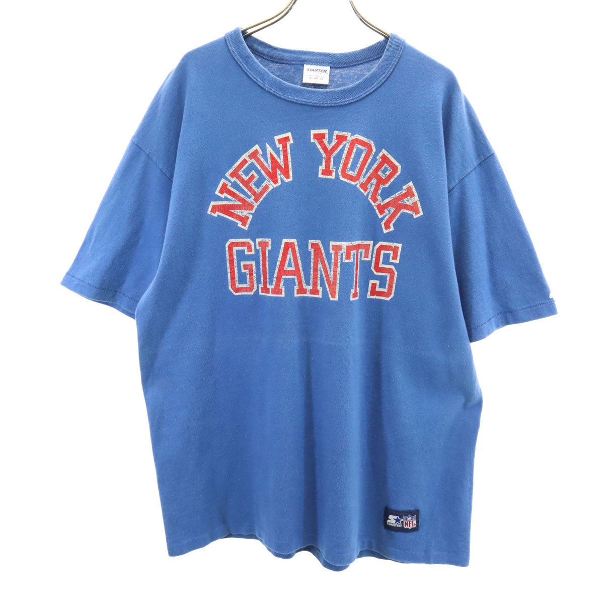 STARTER スターター 90s USA製 オールド NFL ニューヨーク ジャイアンツ 半袖 Tシャツ XL ブルー シングルステッチ アメフト メンズ