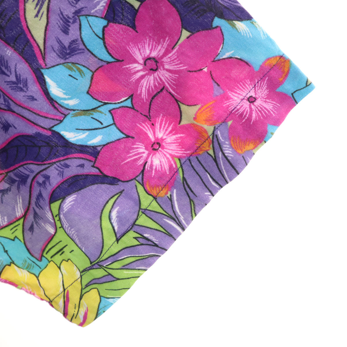 Polo by Ralph Lauren ポロバイラルフローレン 90s オールド 開襟 花柄 半袖 オープンカラーシャツ M マルチ ADAMS メンズ