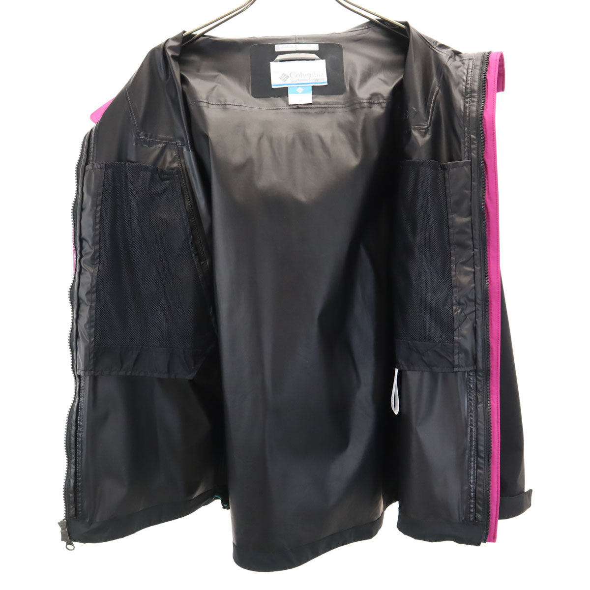 Columbia コロンビア ナイロンジャケット M 黒系 防水 アウトドア レディース