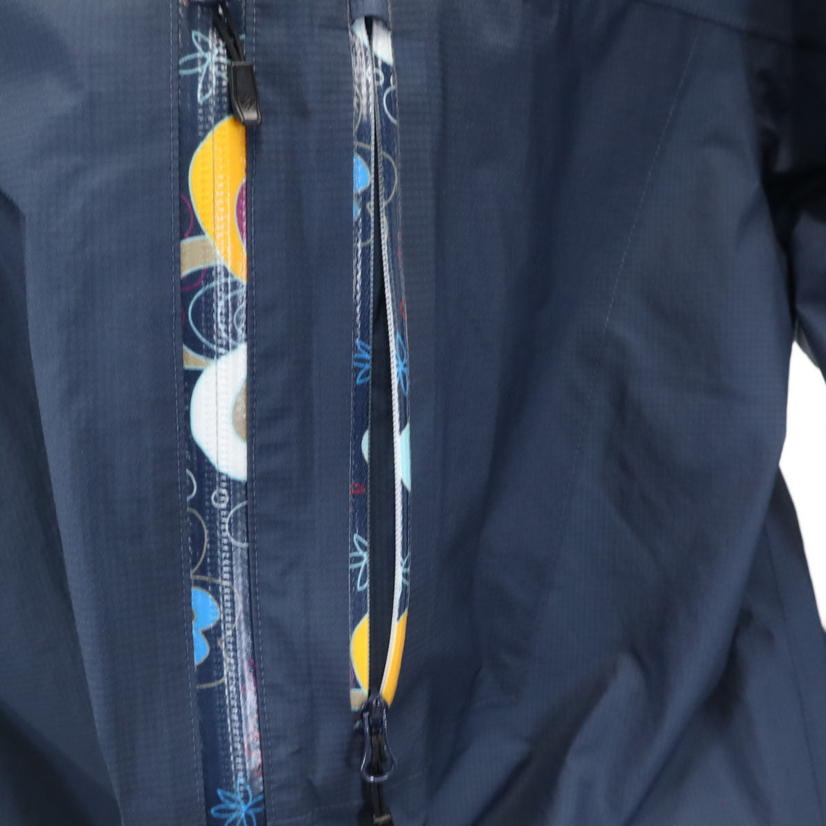 Columbia コロンビア フラッシュリーフ ナイロンジャケット L ネイビー系 防水 アウトドア 収納袋付き レディース