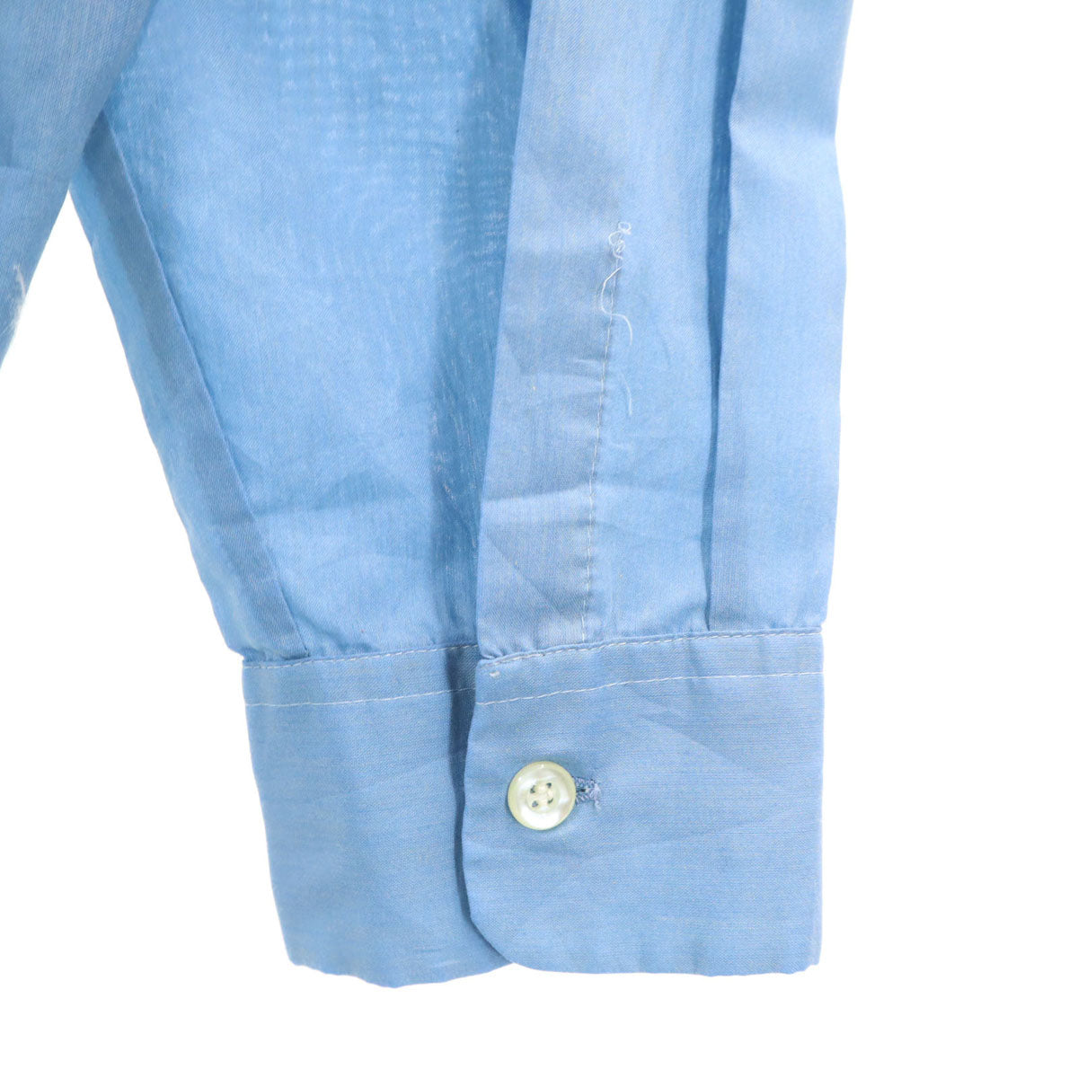 PENNEYS ペニーズ 60s タウンクラフト ヴィンテージ 長袖 オープンカラーシャツ L ネイビー系 TOWNCRAFT メンズ