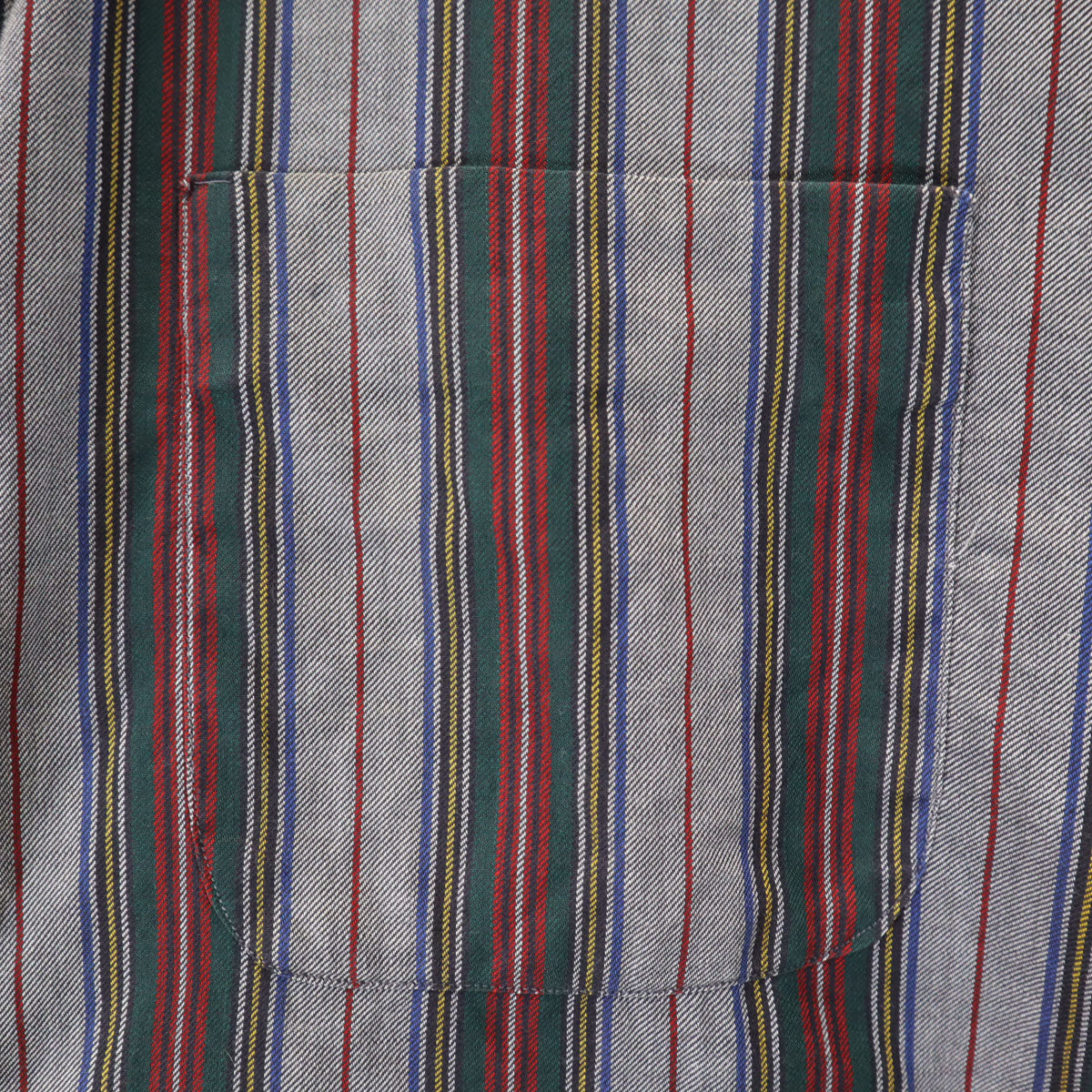 THE SOFT TOUCH SHIRT 60s ヴィンテージ ストライプ柄 長袖 ボタンダウンシャツ L グレー by CISCO メンズ