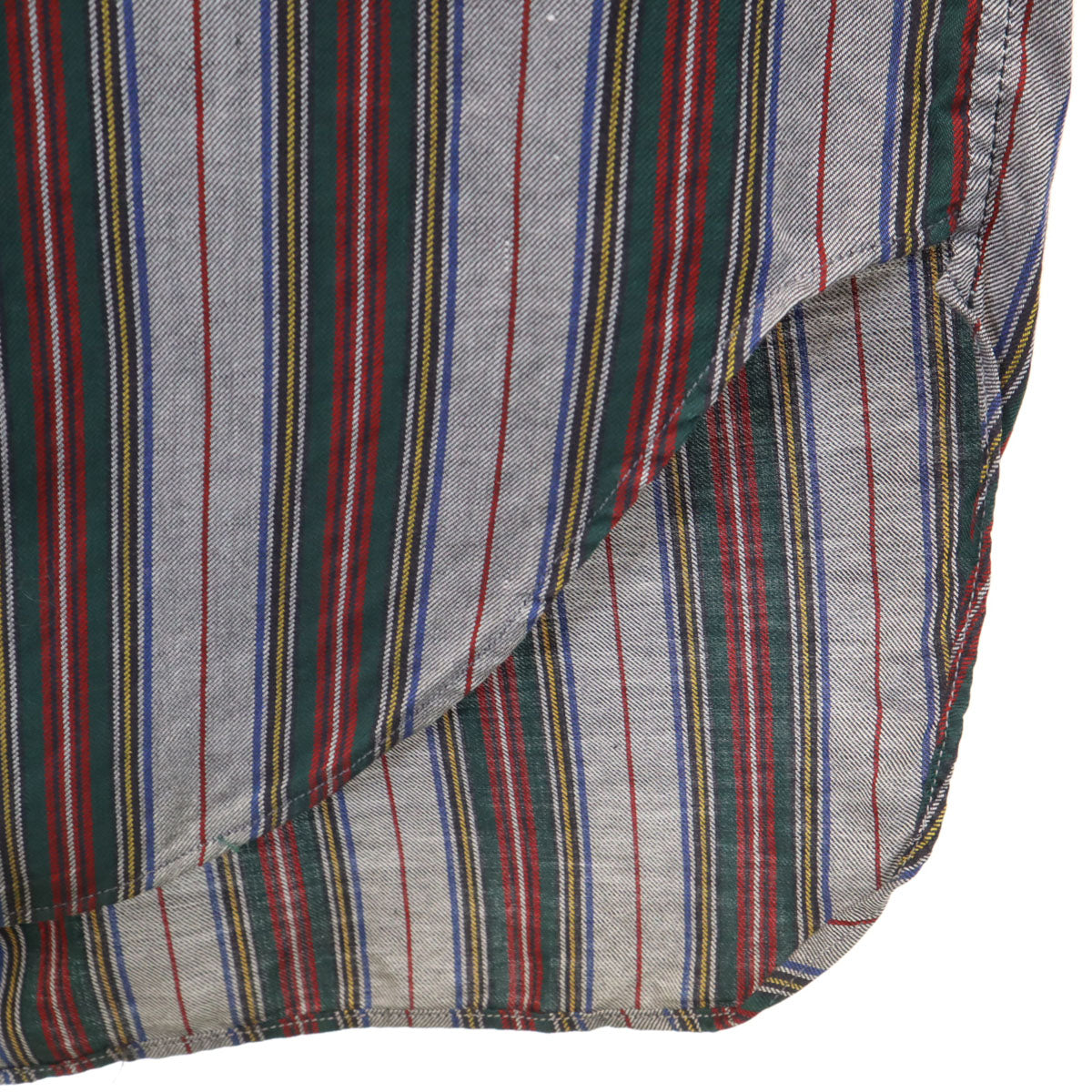 THE SOFT TOUCH SHIRT 60s ヴィンテージ ストライプ柄 長袖 ボタンダウンシャツ L グレー by CISCO メンズ