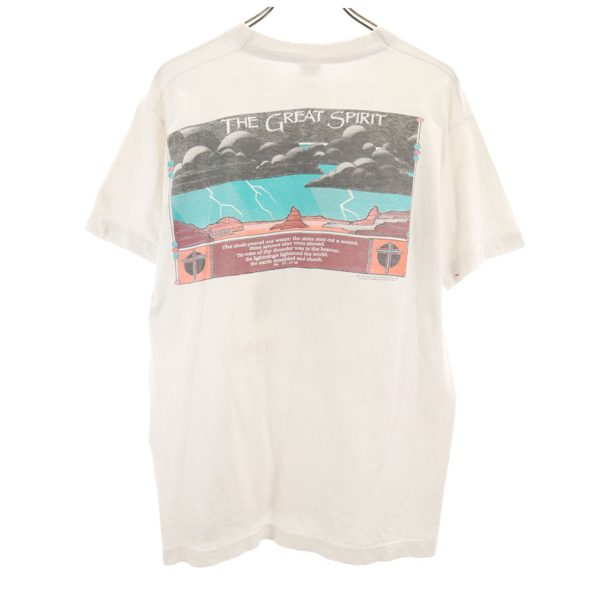 FRUIT OF THE LOOM フルーツオブザルーム 90s USA製 オールド CORNERSTONE 半袖 Tシャツ M ホワイト シングルステッチ メンズ