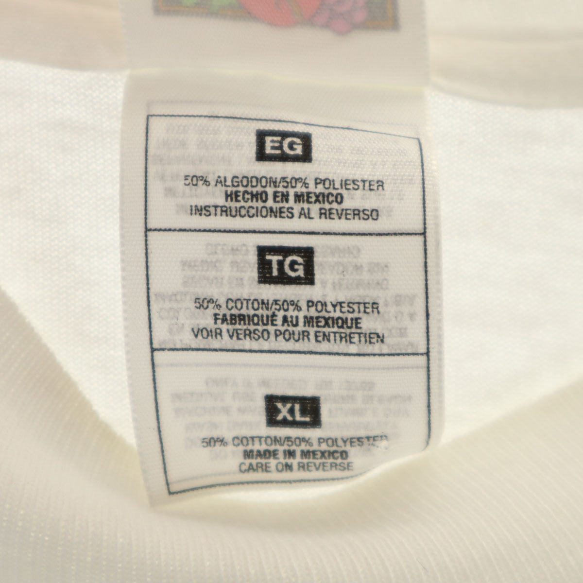 FRUIT OF THE LOOM BEST フルーツオブザルーム ベスト 90s オールド メッセージ プリント 半袖 Tシャツ XL ホワイト シングルステッチ メンズ