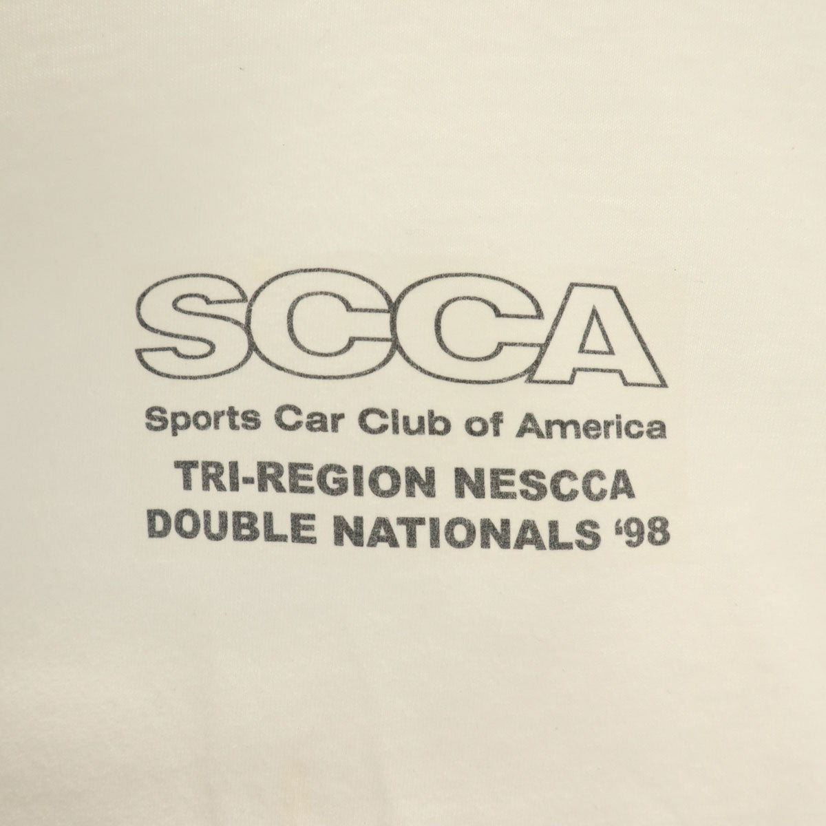 anvil アンヴィル 90s オールド USA製 バックプリント SCCA スポーツカー 半袖 Tシャツ XL ホワイト シングルステッチ メンズ