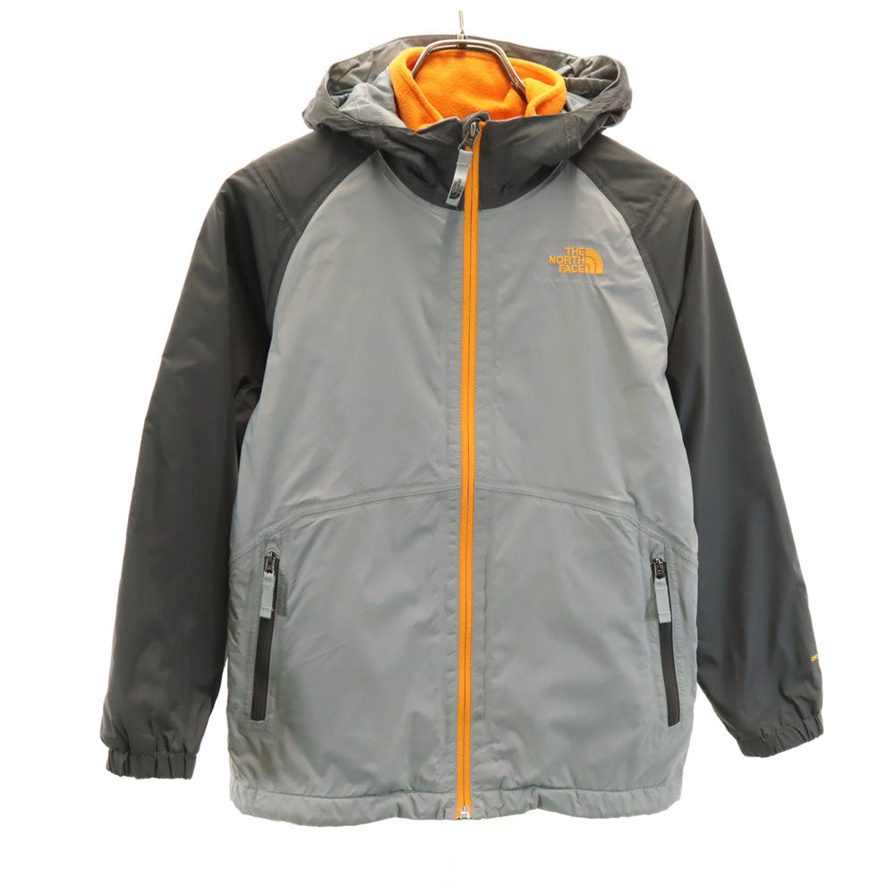 THE NORTH FACE ノースフェイス NF0A2SWA ドライベント ジャケット M グレー フリースライナー付き キッズ