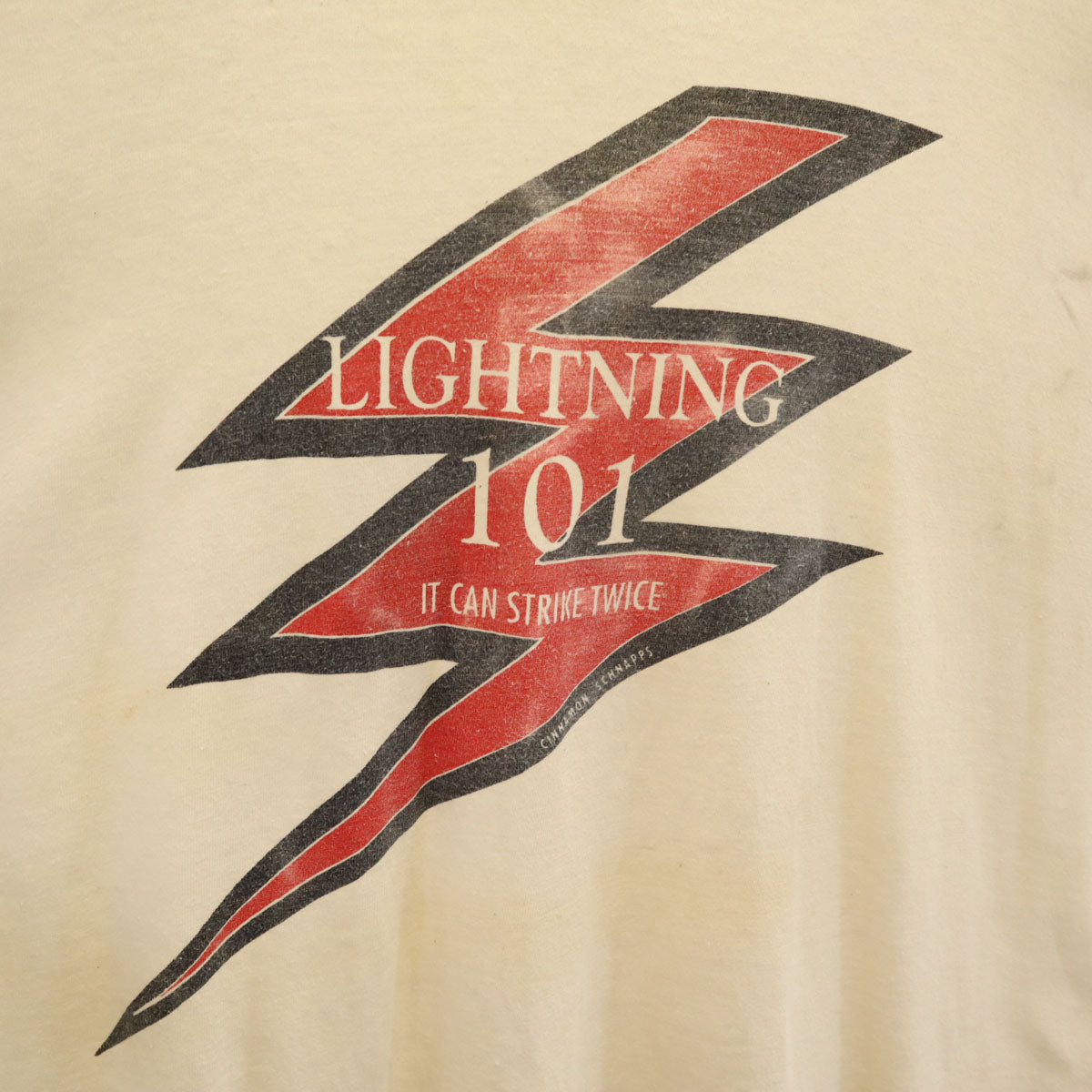 OKINA 90s オールド 半袖 Tシャツ XL クリーム シングルステッチ メンズ