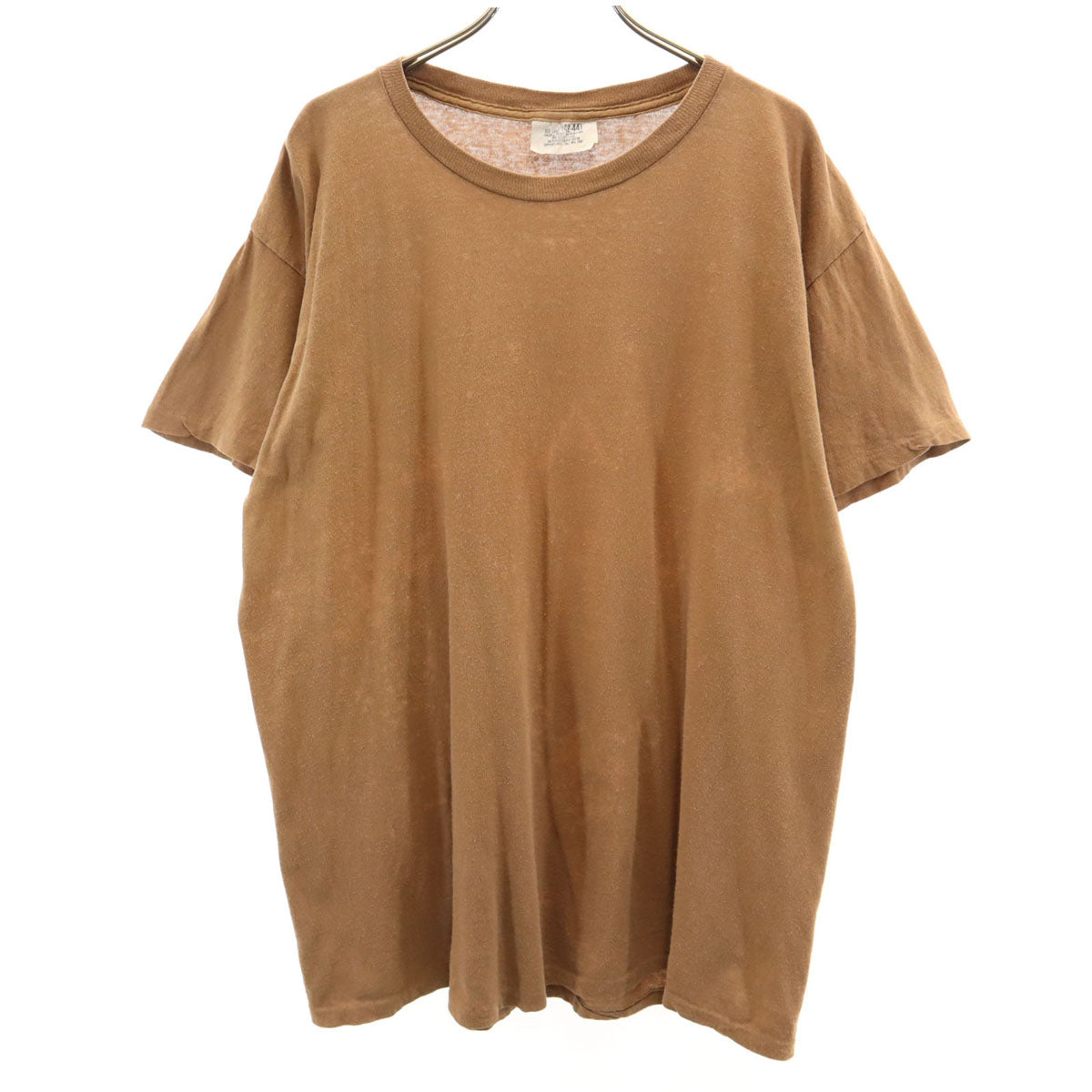 US ARMY アメリカ軍 90s オールド DLA 半袖 Tシャツ L ブラウン シングルステッチ メンズ