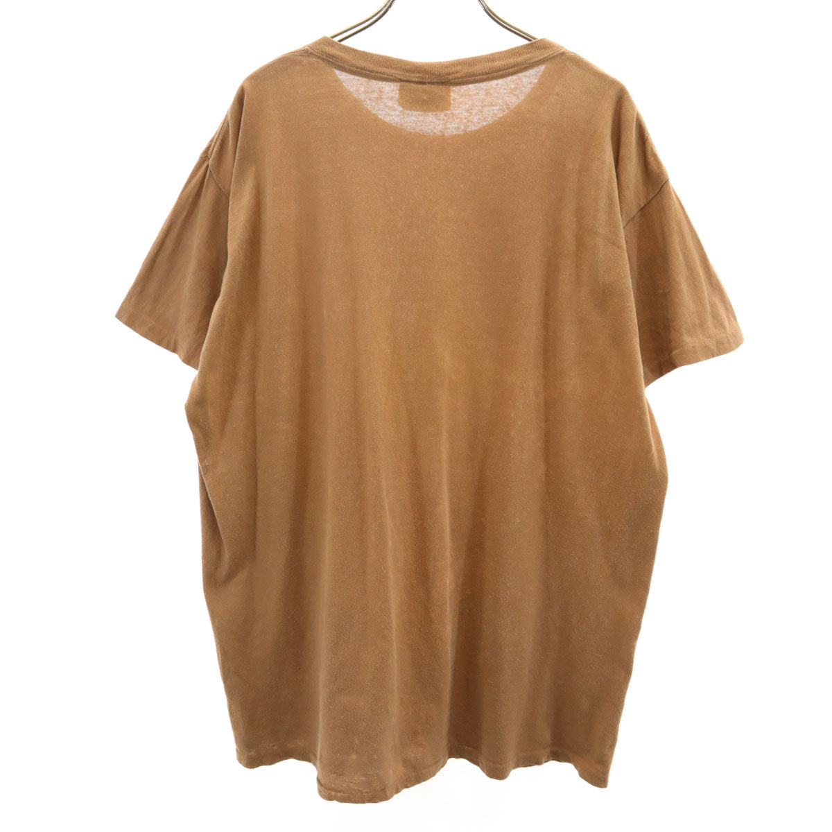 US ARMY アメリカ軍 90s オールド DLA 半袖 Tシャツ L ブラウン シングルステッチ メンズ