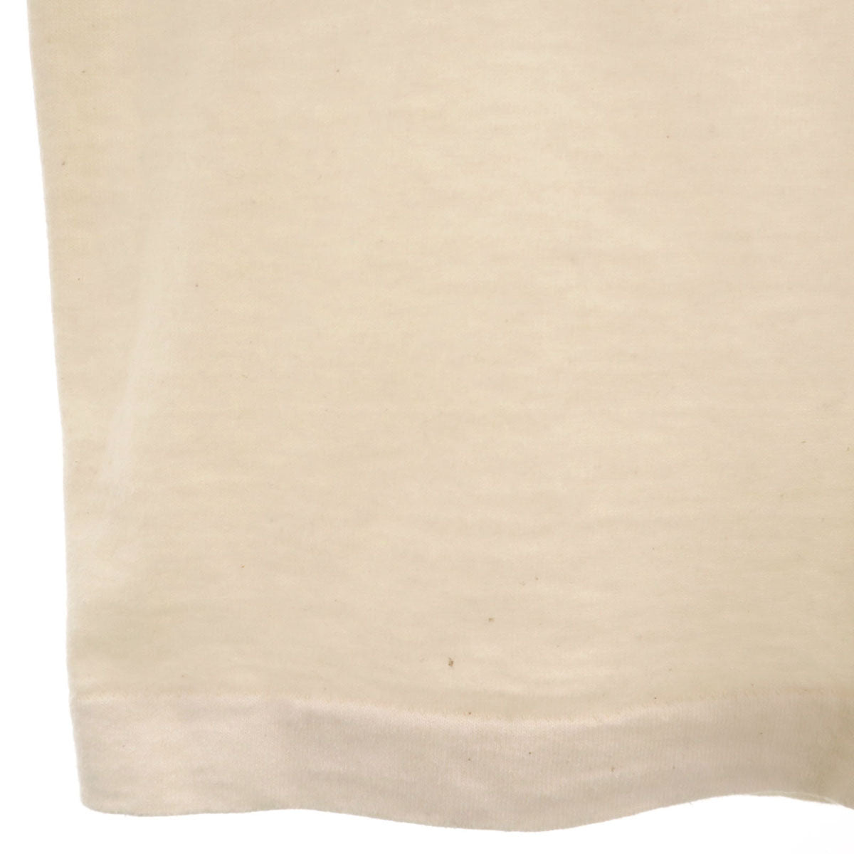 OLD オールド 90s 足跡プリント 半袖 Tシャツ クリーム シングルステッチ メンズ