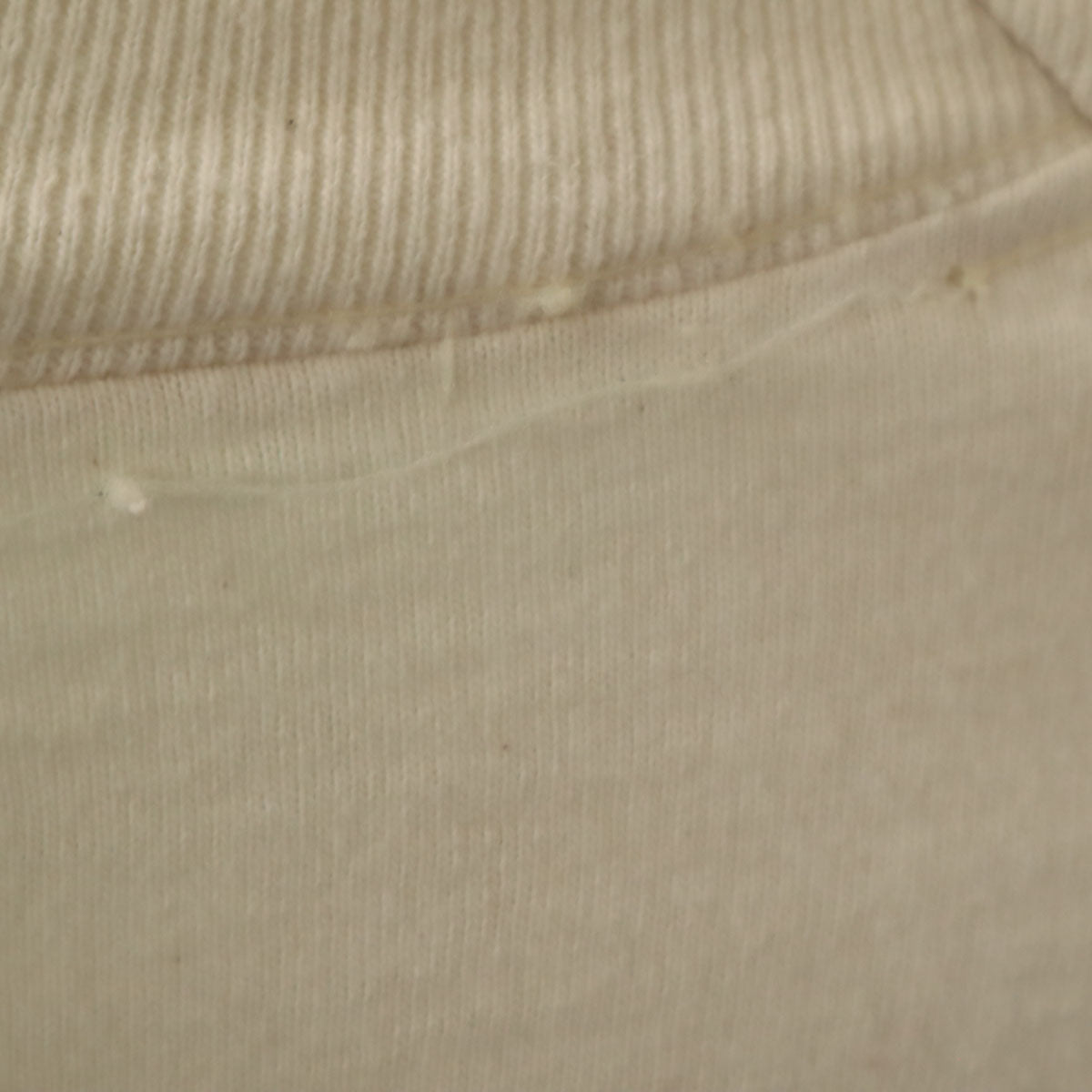 OLD オールド 90s 足跡プリント 半袖 Tシャツ クリーム シングルステッチ メンズ