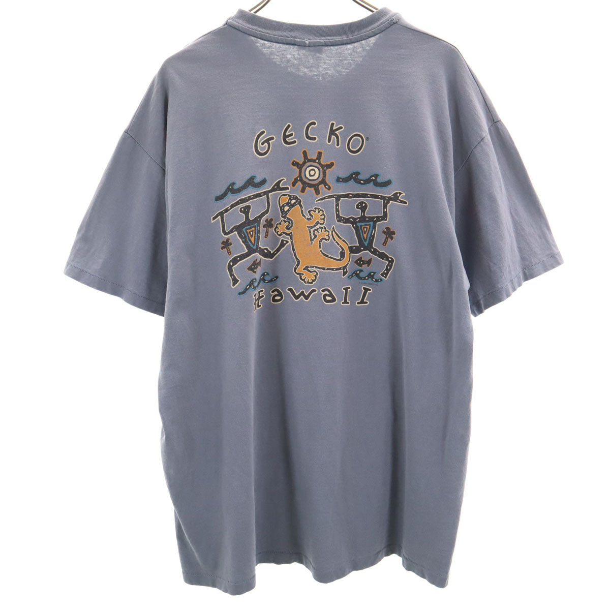 COTTON DELUXE 90s USA製 オールド 半袖 Tシャツ XL ネイビー系 シングルステッチ メンズ