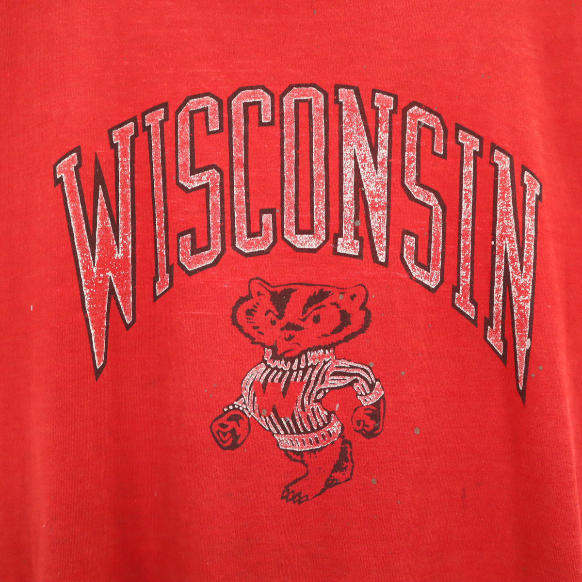 Healthknit ヘルスニット 90s オールド 半袖 Tシャツ XL 赤 シングルステッチ メンズ