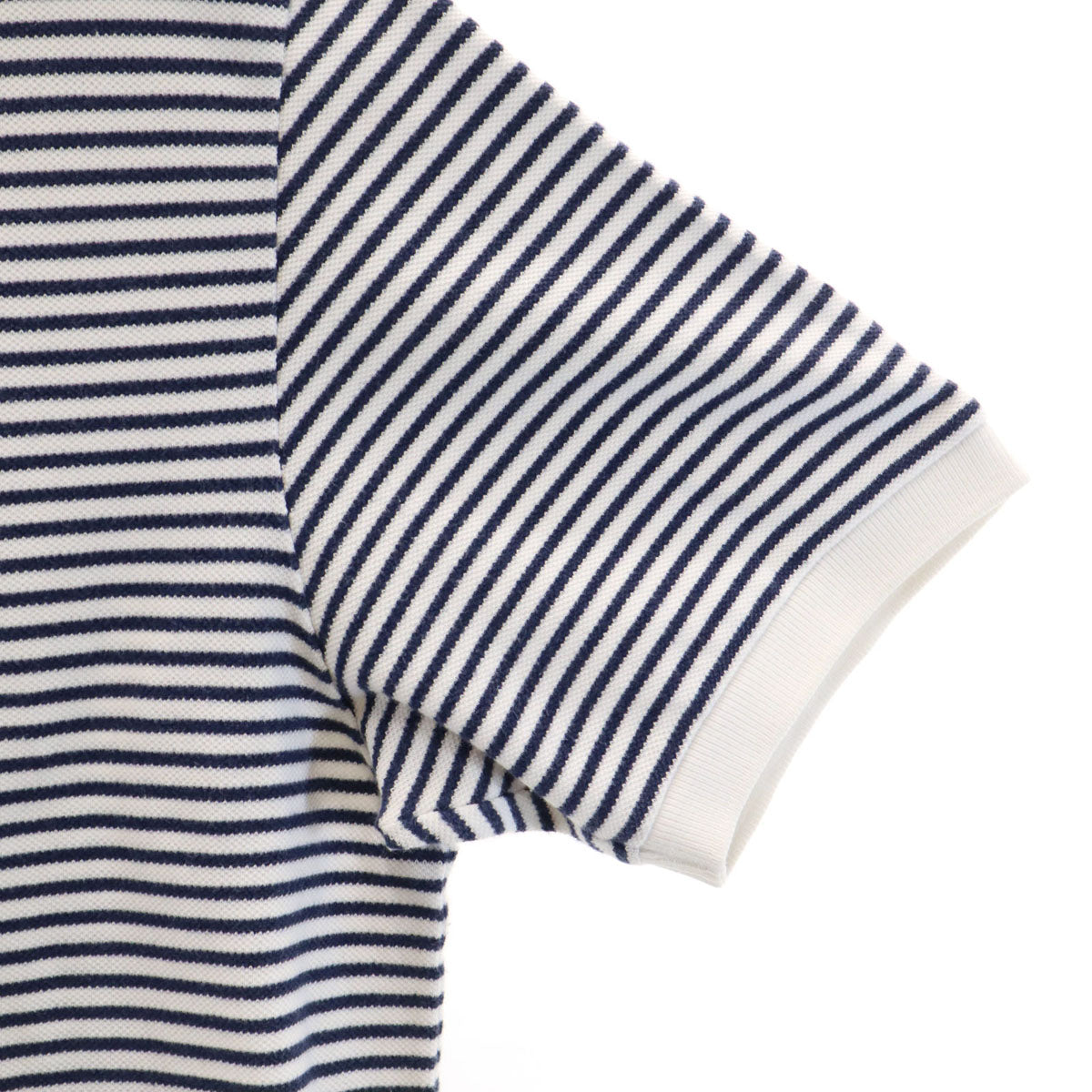 Polo by Ralph Lauren ポロバイラルフローレン ボーダー柄 半袖 ポロシャツ M ホワイト 鹿の子 メンズ