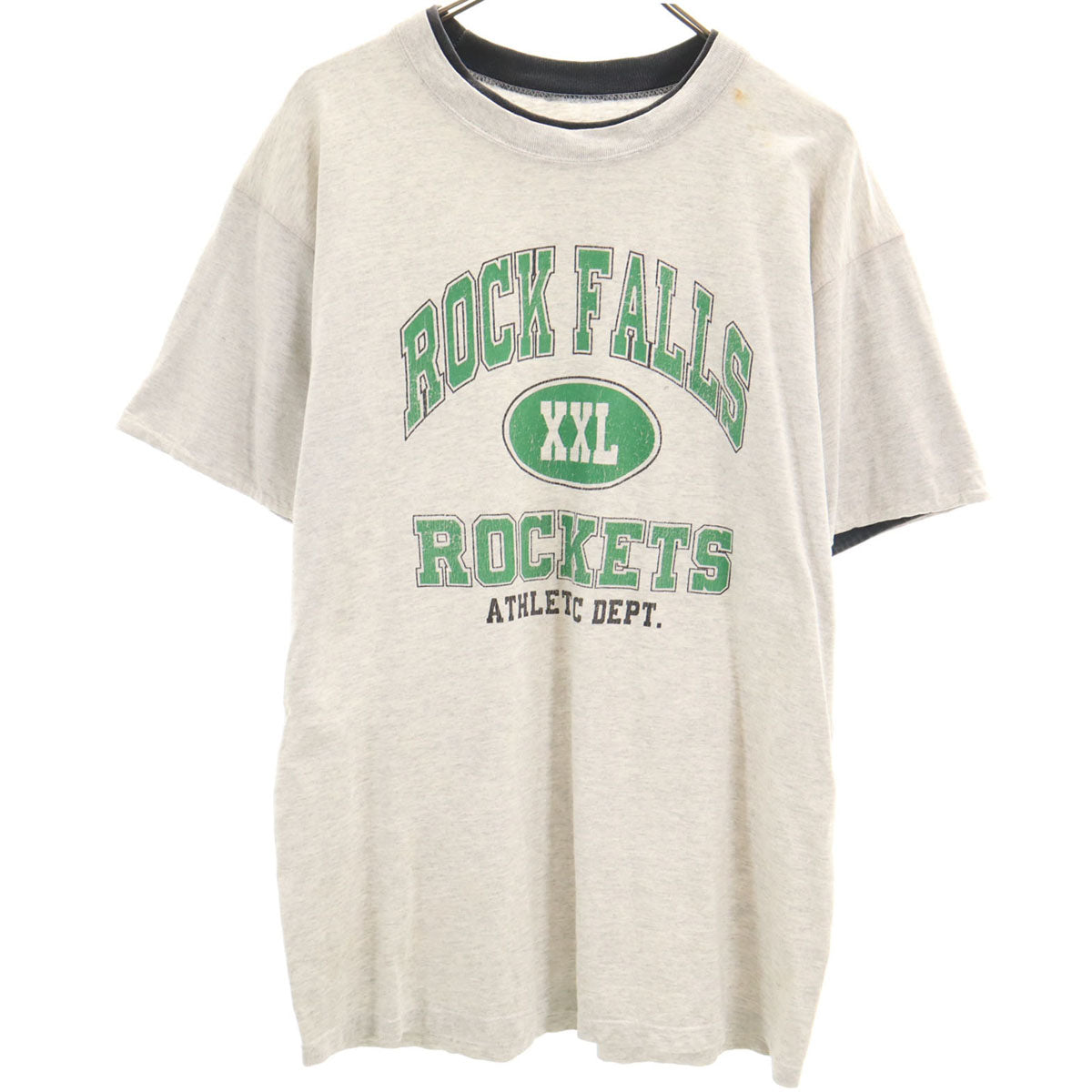 OLD オールド 90s オールド ROCK FALLS 半袖 Tシャツ グレー メンズ