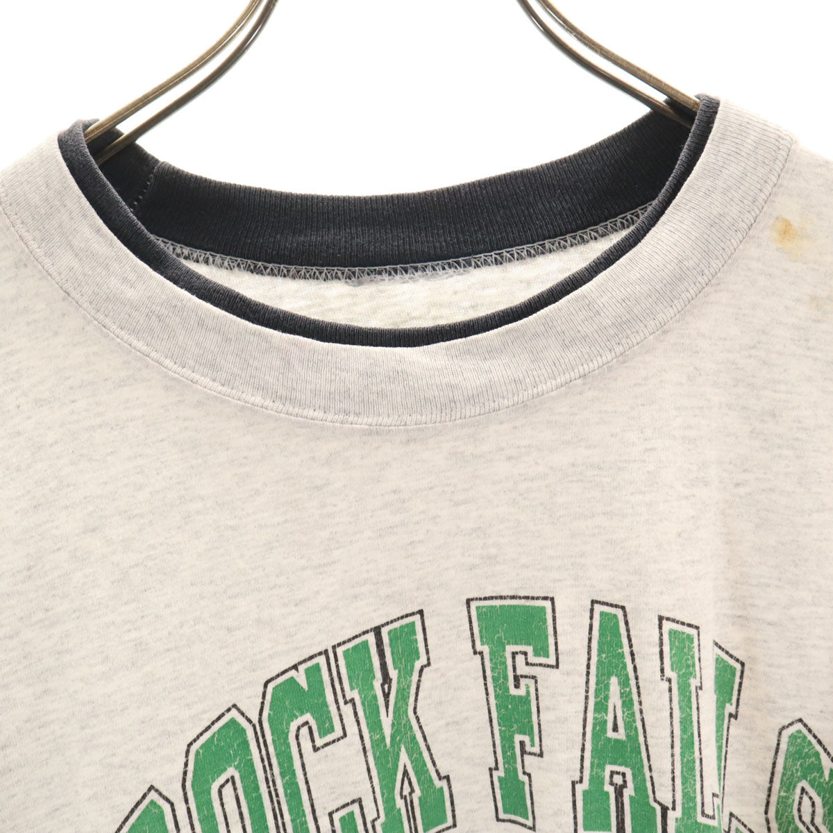 OLD オールド 90s オールド ROCK FALLS 半袖 Tシャツ グレー メンズ
