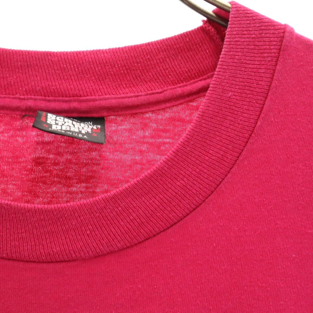 SCREEN STARS BEST スクリーンスターズベスト 90s USA製 オールド 切手 プリント 半袖 Tシャツ XL マゼンタピンク シングルステッチ メンズ