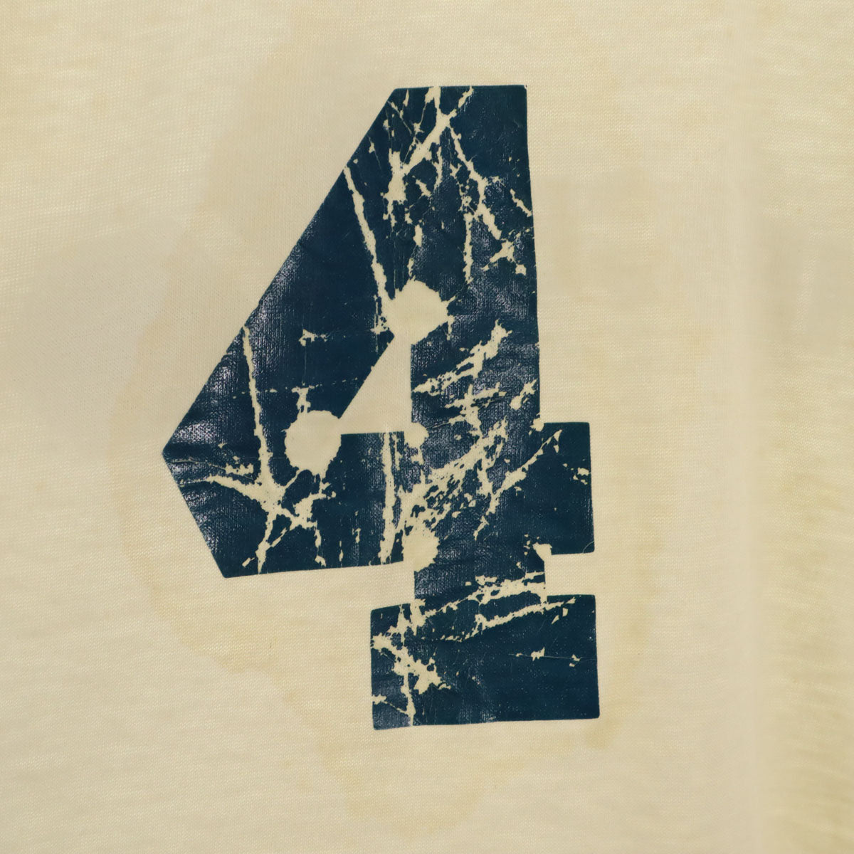 Dodger 90s USA製 Vネック オールド 半袖 Tシャツ L ホワイト系 メンズ