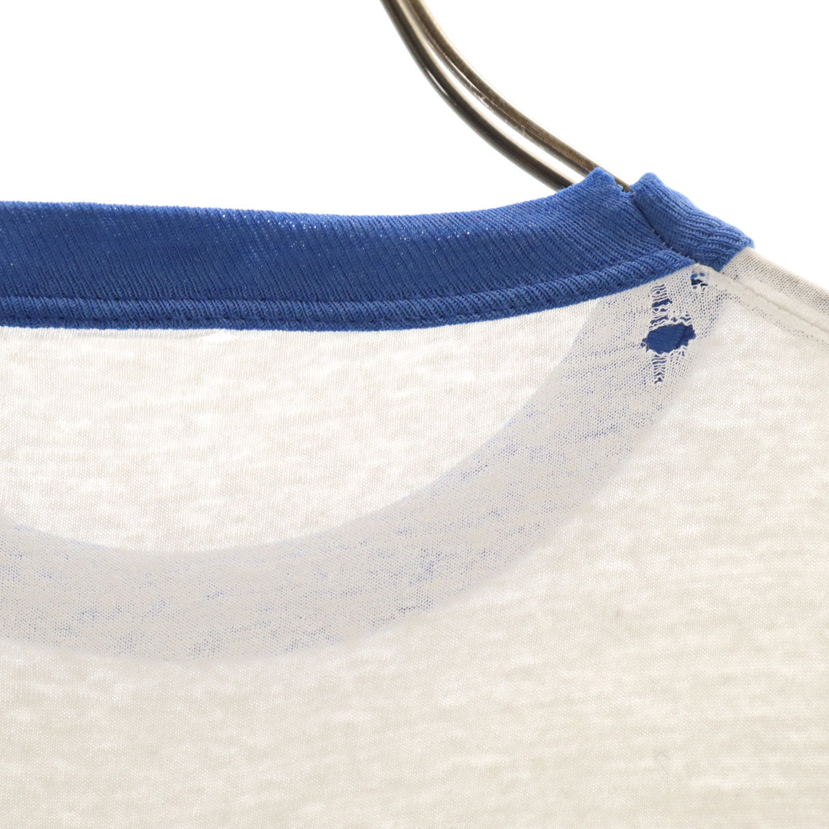 OLD オールド 90s 80s 半袖 リンガー Tシャツ ホワイト系 メンズ