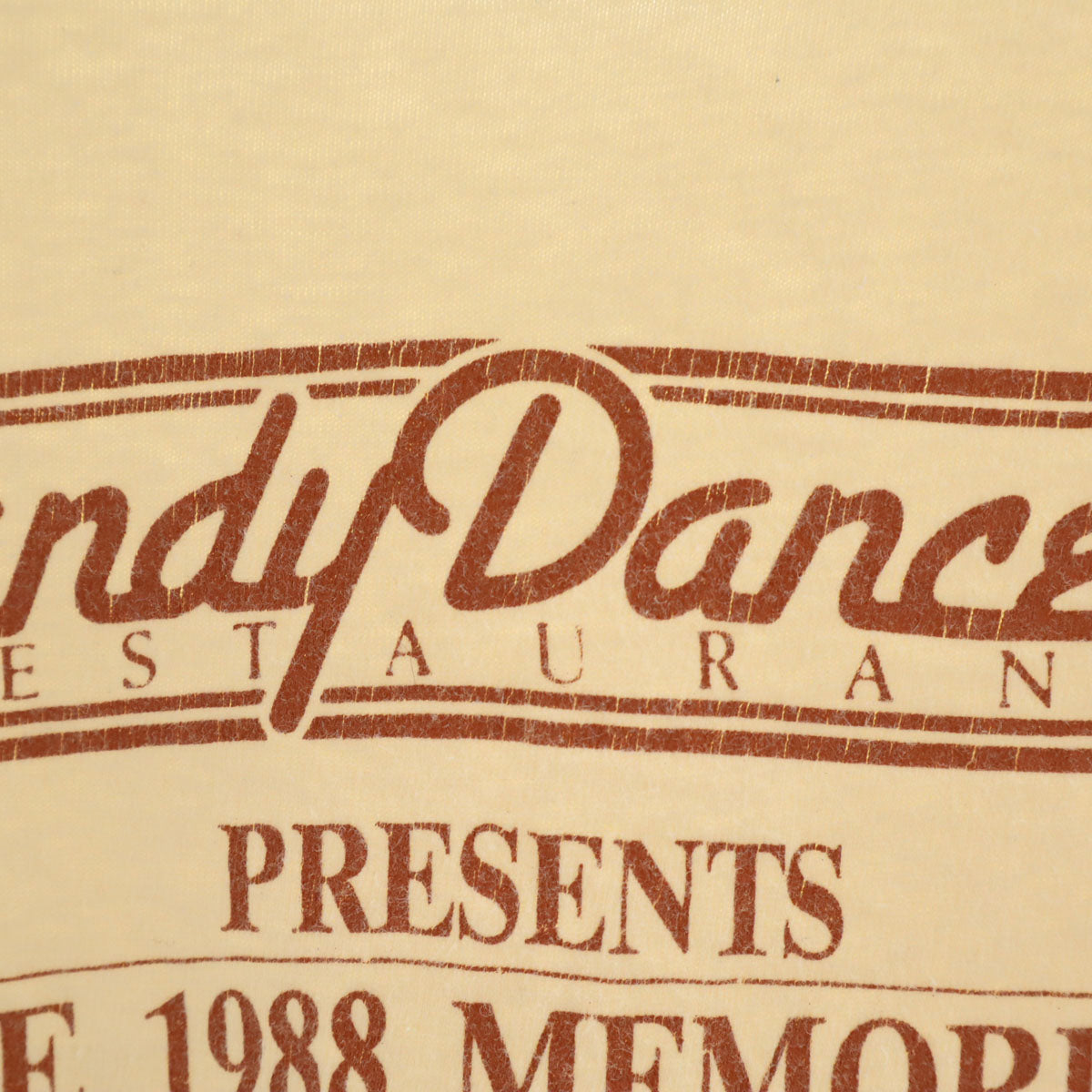 OLD オールド 90s 半袖 Tシャツ クリーム系 シングルステッチ バックプリント メンズ