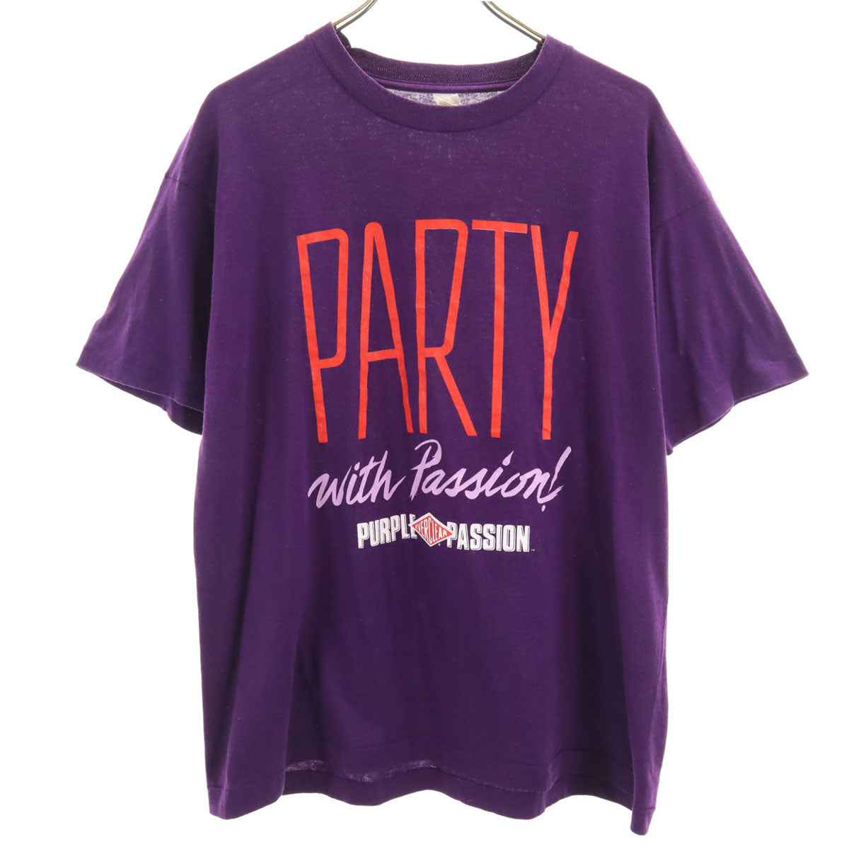 SCREEN STARS スクリーンスターズ 90s オールド 半袖 Tシャツ パープル系 シングルステッチ バックプリント メンズ