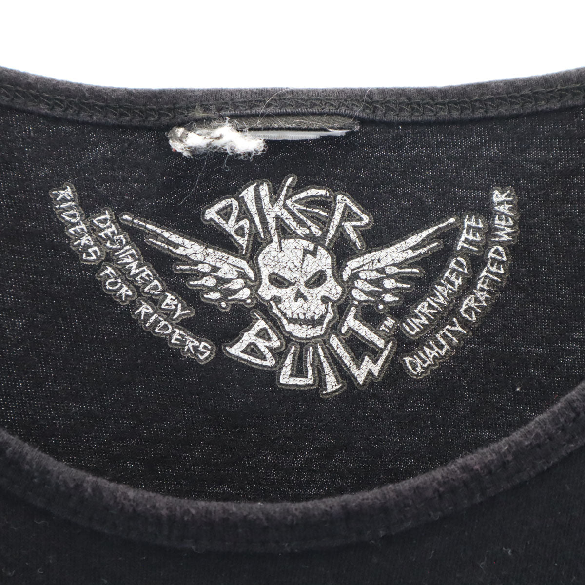 BIKER BUILT バイカービルド ハーレーダビッドソン プリント タンクトップ ブラック メンズ