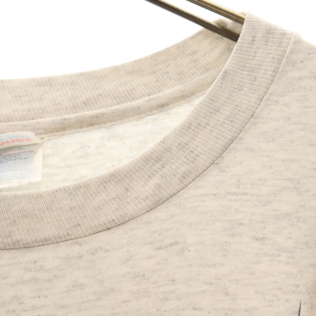 Hanes ヘインズ 90s オールド 半袖 Tシャツ XXL グレー ヘビーウェイト シングルステッチ ビックサイズ メンズ