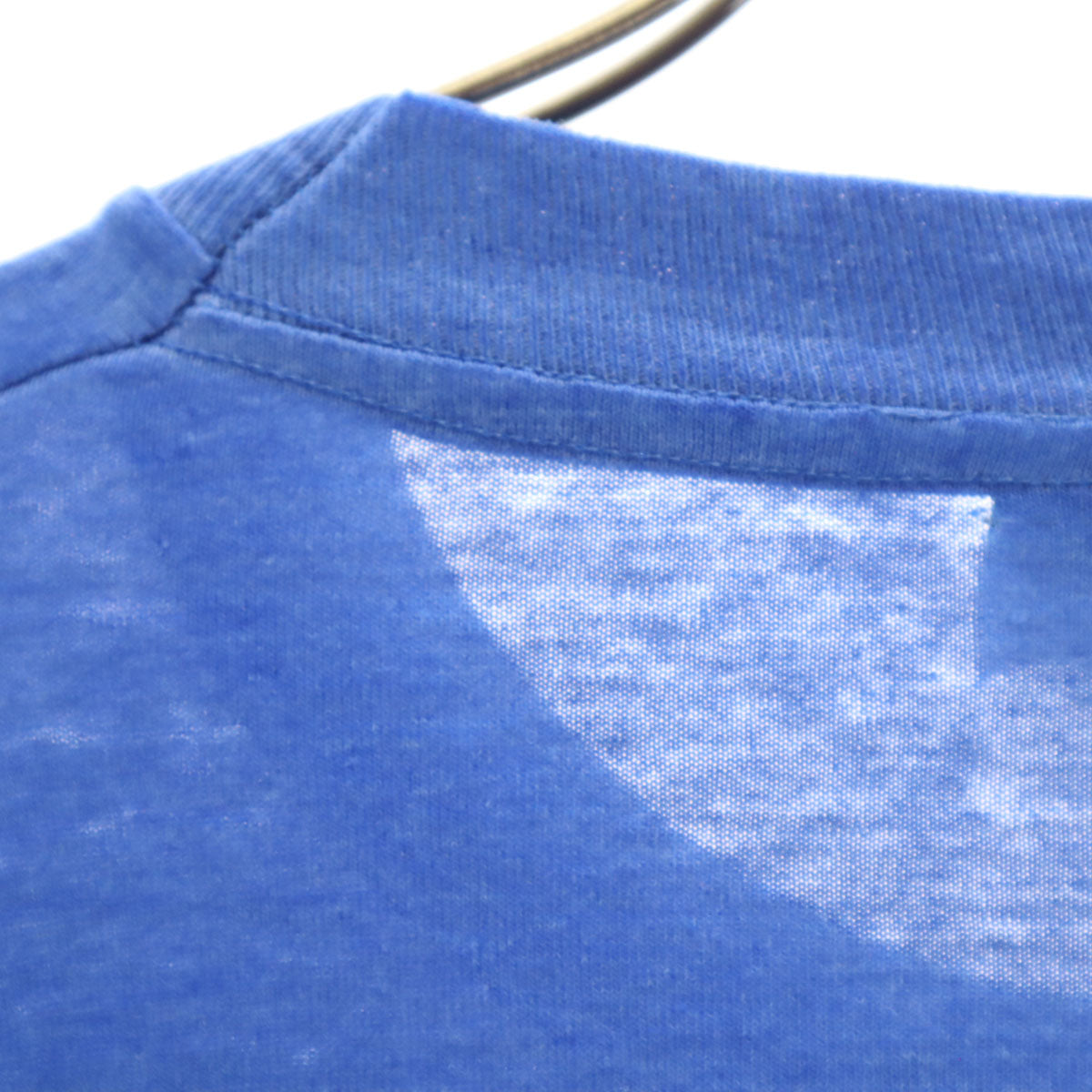 OLD オールド 90s プリント 半袖 Tシャツ XL ブルー シングルステッチ メンズ