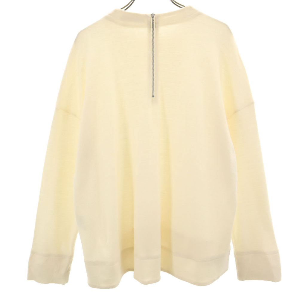 ebure エブール 日本製 ウール 長袖 ニット 38 アイボリー トップス レディース