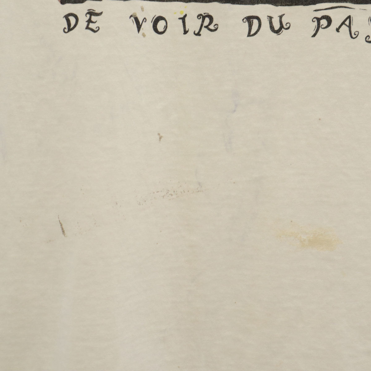 HUMEUR DESIGN 90s カナダ製 オールド プリント 半袖 Tシャツ XL ホワイト シングルステッチ メンズ