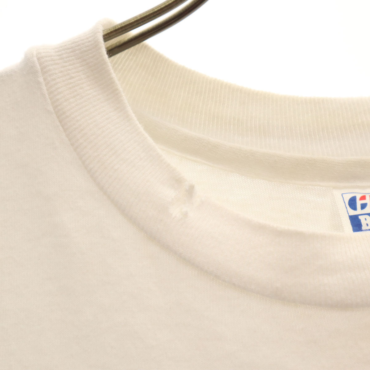 Hanes ヘインズ 90s USA製 BEEFY-T オールド プリント 半袖 Tシャツ XL ホワイト シングルステッチ メンズ