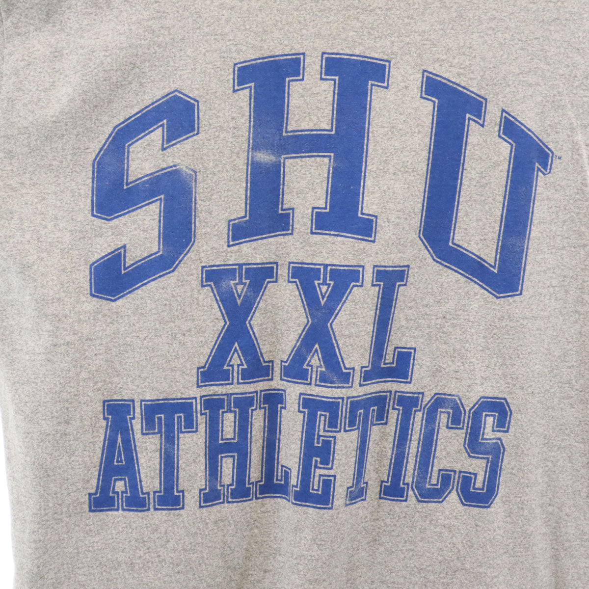 OLD オールド 90s プリント 半袖 Tシャツ グレー シングルステッチ メンズ