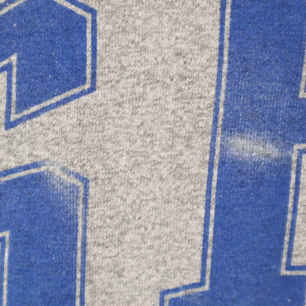 OLD オールド 90s プリント 半袖 Tシャツ グレー シングルステッチ メンズ