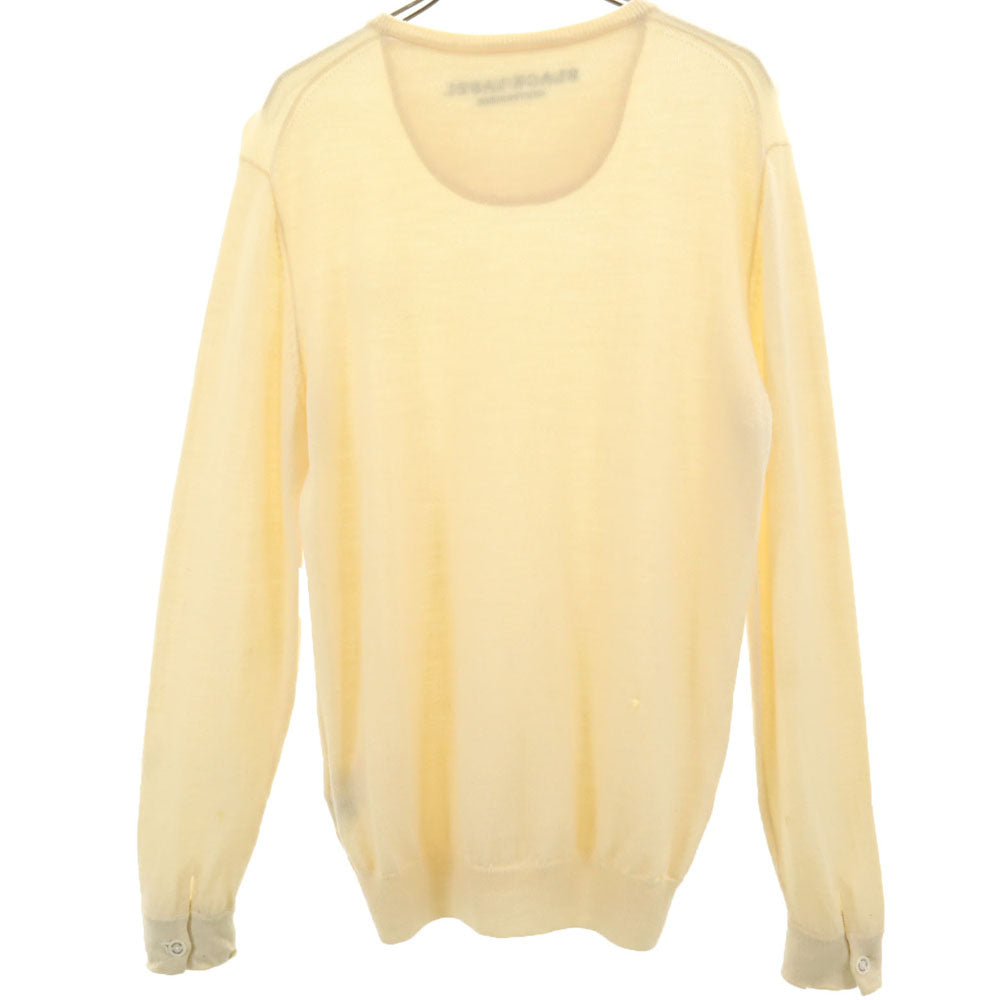 BLACK LABEL CRESTBRIDGE ブラックレーベルクレストブリッジ 長袖 Vネック セーター 2 生成り ニット メンズ