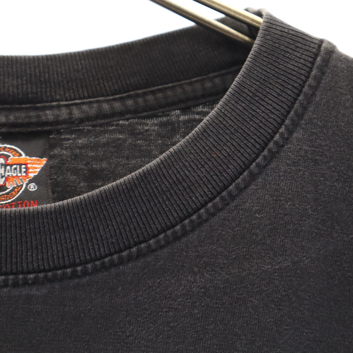 ROCKEAGLE ロックイーグル 90s オールド オオカミ 半袖 Tシャツ L ブラック シングルステッチ アニマル柄 メンズ