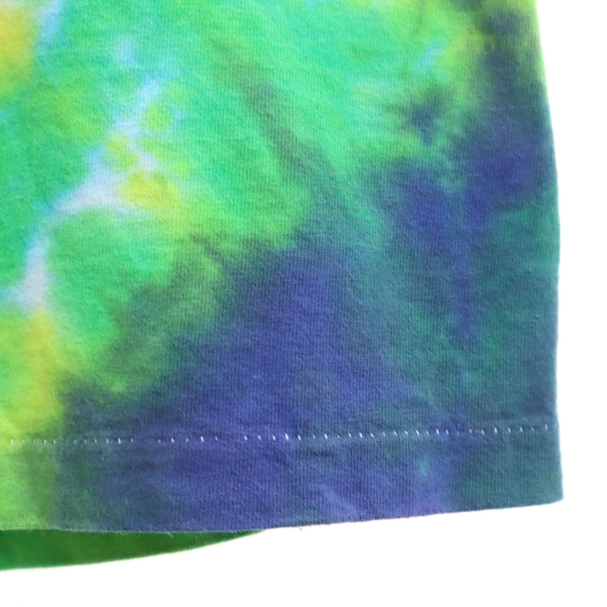 POWER PRO by ONEITA パワープロバイオニータ 90s オールド タイダイ柄 半袖 Tシャツ XL グリーン シングルステッチ メンズ