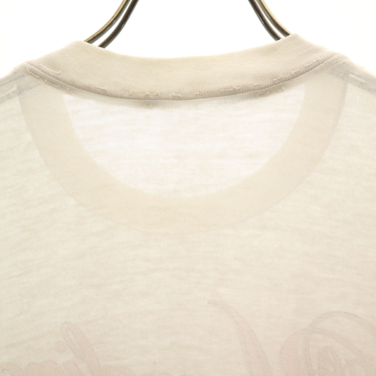 OLD オールド 80s 90s イーグル プリント ノースリーブ Tシャツ ホワイト メンズ