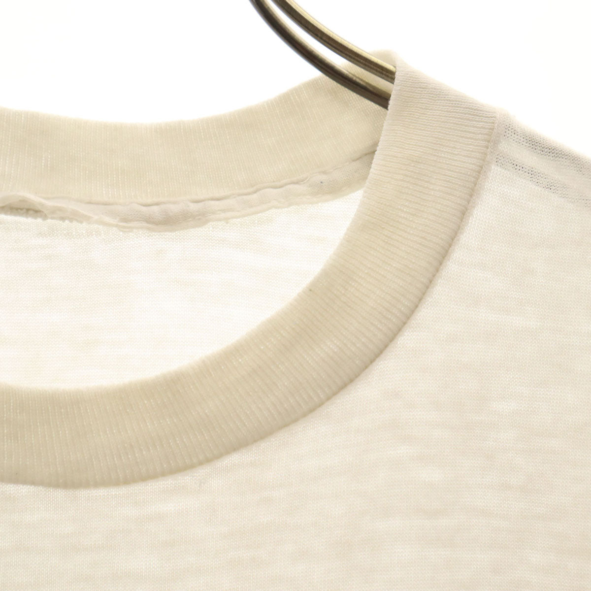 OLD オールド 80s 90s イーグル プリント ノースリーブ Tシャツ ホワイト メンズ