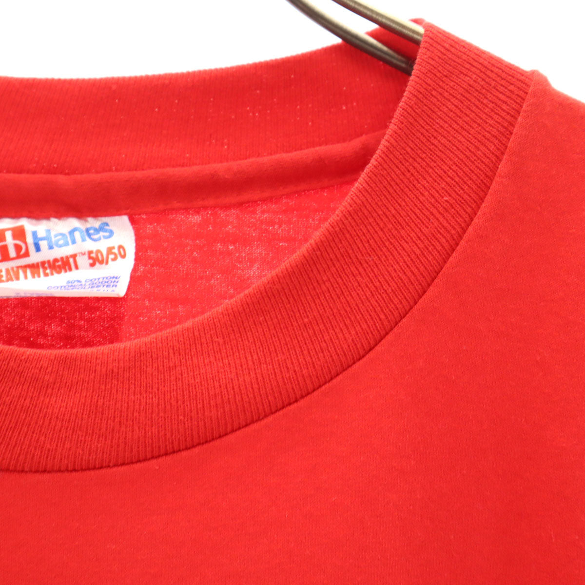 Hanes ヘインズ 90s USA製 オールド オリンピック 半袖 Tシャツ XL レッド シングルステッチ メンズ
