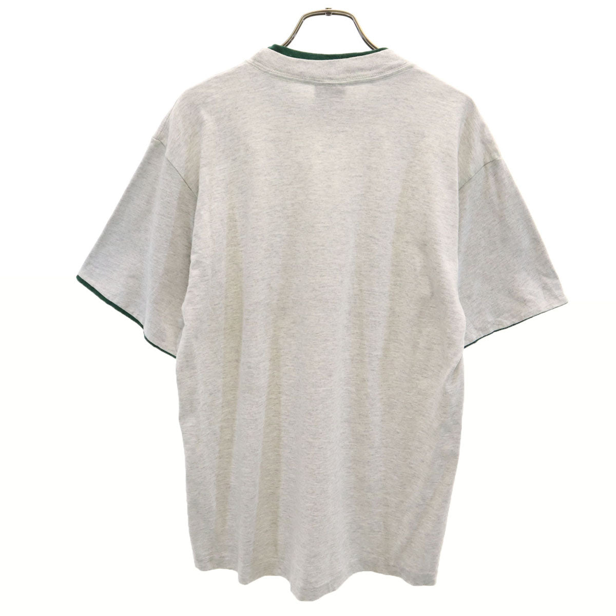 SIGNAL SPORTS シグナルスポーツ 90s USA製 オールド 半袖 リンガー Tシャツ M グレー メンズ