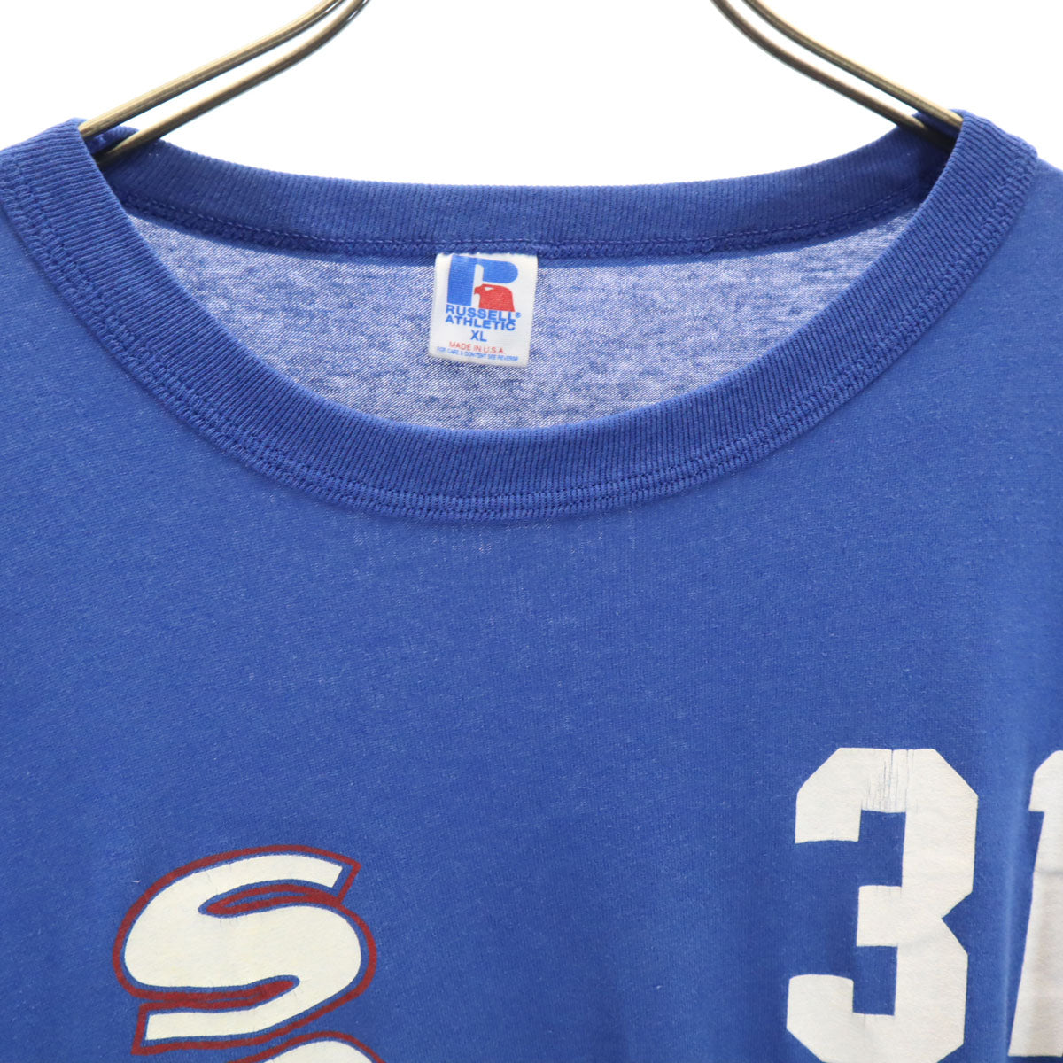 RUSSELL ATHLETIC ラッセルアスレチック 90s USA製 オールド 半袖 Tシャツ XL ブルー メンズ