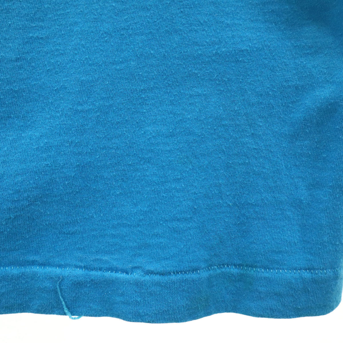 FRUIT OF THE LOOM フルーツオブザルーム 90s USA製 オールド 半袖 Tシャツ L ブルー系 シングルステッチ メンズ