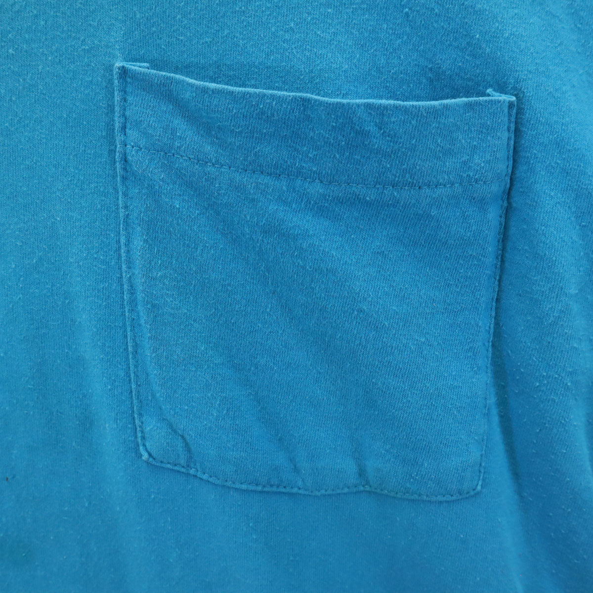 FRUIT OF THE LOOM フルーツオブザルーム 90s USA製 オールド 半袖 Tシャツ L ブルー系 シングルステッチ メンズ