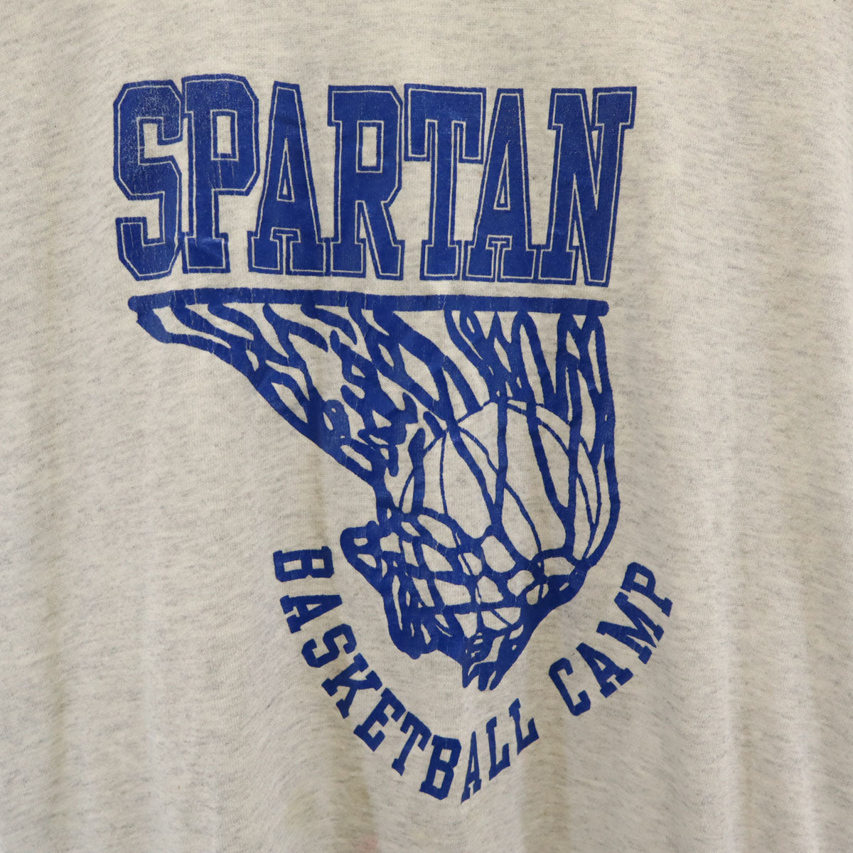 JERZEES ジャージーズ 90s USA製 オールド SPARTAN 半袖 Tシャツ M グレー バスケットボール メンズ